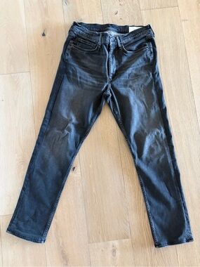 rag & bone Men's Slim Black Jeans